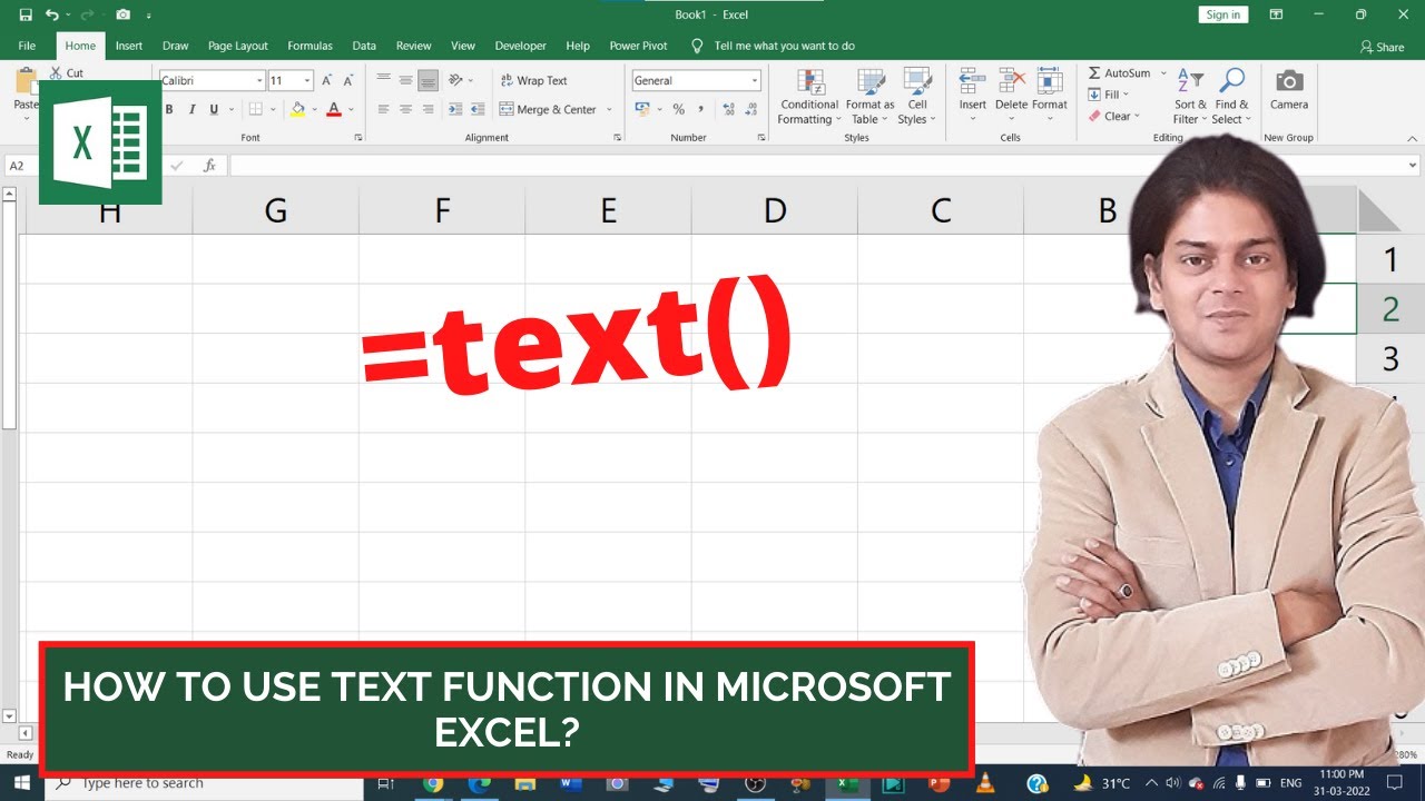 How To Use Text Formula In MsExcel YouTube