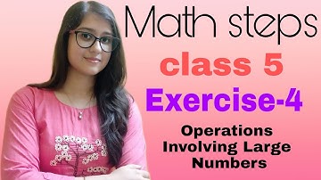 Math Steps 5 Exercise 4 (Q.1 - Q.8)