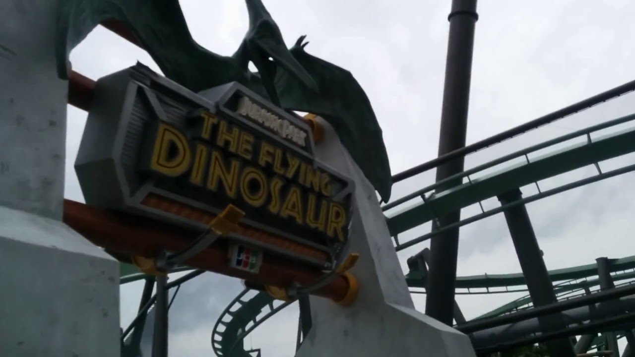 Flying Dinosaur At Usj フライングダイナソー Usj Youtube