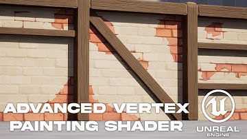 Advanced Vertex Painting Shader Showcase | Unreal Engine 5 [Project Files in desc]