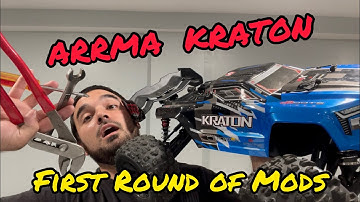 ARRMA KRATON 6S - steering upgrades - shock spring adjustment