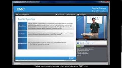 EMC Avamar Administraton