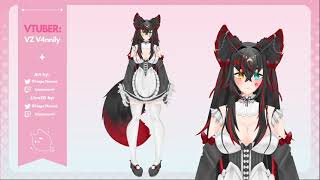 ✧ Maid Fox Vtuber ✧ VZ V4nnily ✧ Live2D Showcase ✧