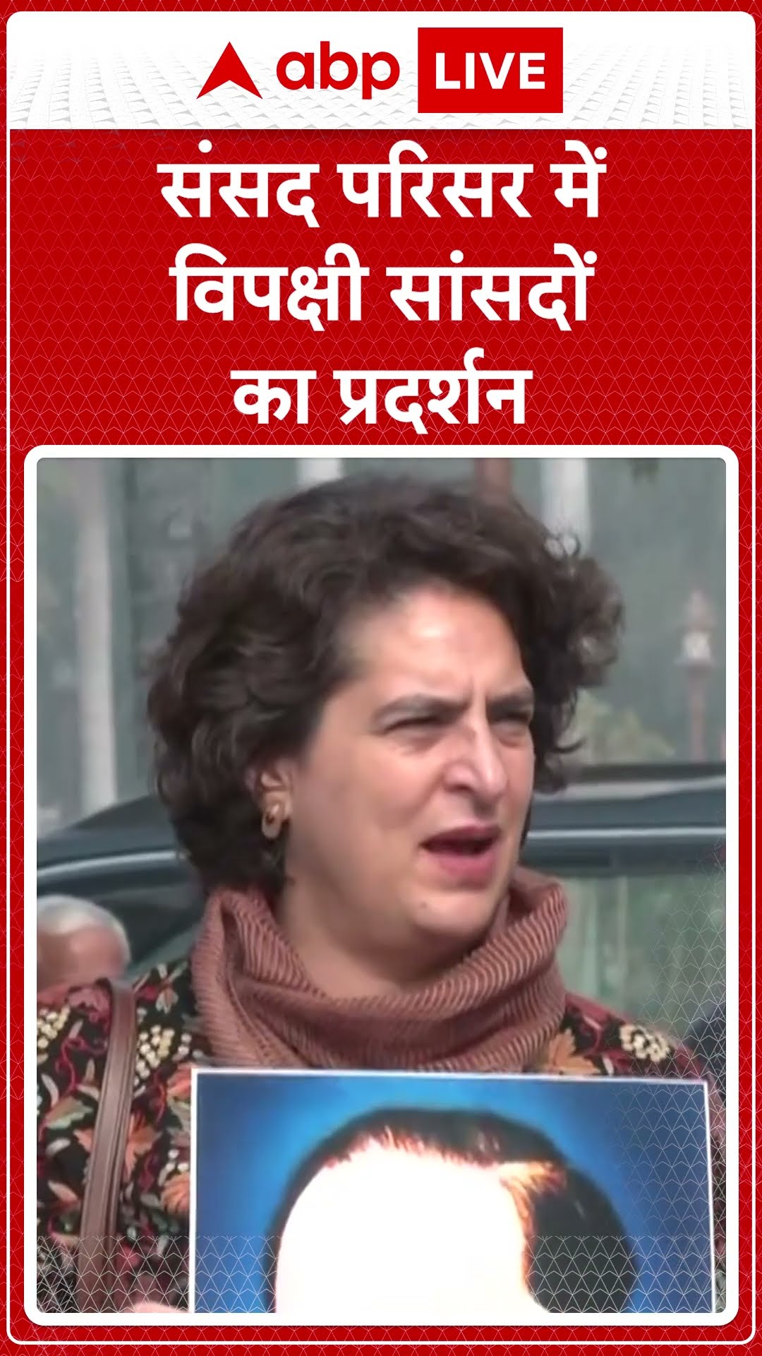 Parliament Winter Session: संसद के बाहर विपक्षी सांसदों का प्रर्दशन | ABPLIVE |