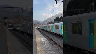 西武鉄道4000系4004F編成 各停西武秩父行き 横瀬駅到着 #鉄道 #西武鉄道 #4000系