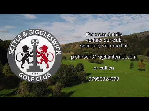 Settle & Giggleswick Golf Club - Full course flyover with commentary and time stamp