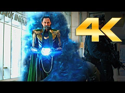 Avengers Endgame | Loki Escapes With The Tesseract Scenes 4K