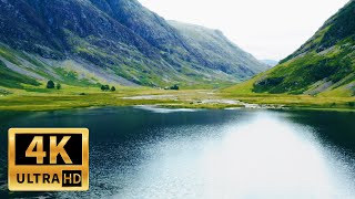 Шотландия | Перевал Глен Коу и озеро Лох-Ахтриохтан | Красивое видео природы 4K |  Scotland Glen Coe
