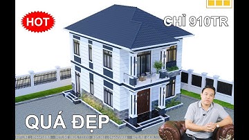 MH0032 - Mẫu nhà 2 tầng MÁI NHẬT quá đẹp tại THANH HÓA trọn gói chỉ 910tr.