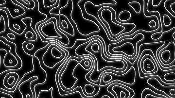 1 Hour of Abstract Black & White Lines | 4K Background Video | Minimal Screensaver
