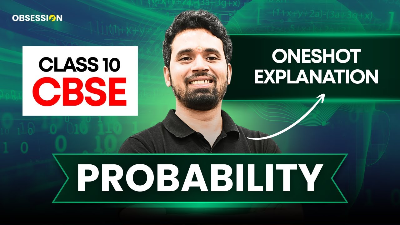 PROBABILITY ✅ | CLASS 10 | CBSE | ONESHOT | KARAN SIR | OBSESSION | 8112601234