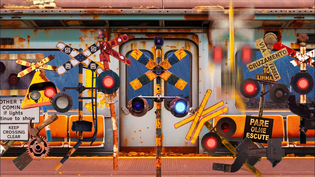 Railroad Crossings Causing All Kinds of Trouble Inside a Rusty Train