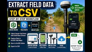 Export GIS Field Data to Excel (CSV) | ArcGIS Online, Field Maps & Emlid Flow