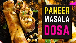Paneer Masala Dosa just like Indian restaurants make it!