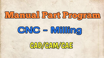 How to write Manual Part Program for Milling