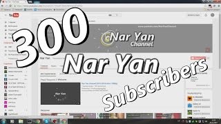 #NarYanChannel #300Subscribers