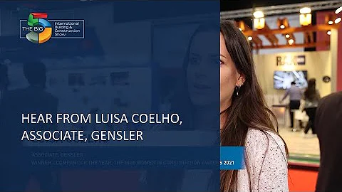 Hear from Luisa Coelho, Associate, Gensler