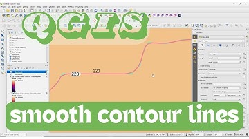 QGIS: Smooth Contour Lines | Styling Contour Lines