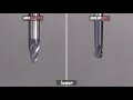 Machining a blade with iscars barrel and lens type tools