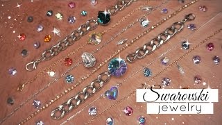 DIY SWAROVSKI JEWELRY | EASY &amp; CHEAP