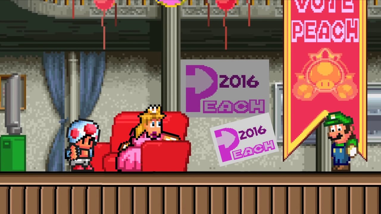 Super Mario Election Bowser vs Peach YouTube