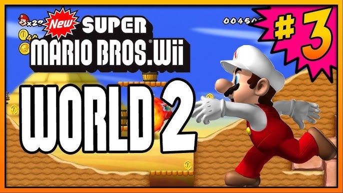 New Super Mario Bros Wii Worlds 1 - 9 Full Game (100%) 