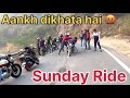 Sunday rider prr road per ladai ho gayi police bhi aa gayi 