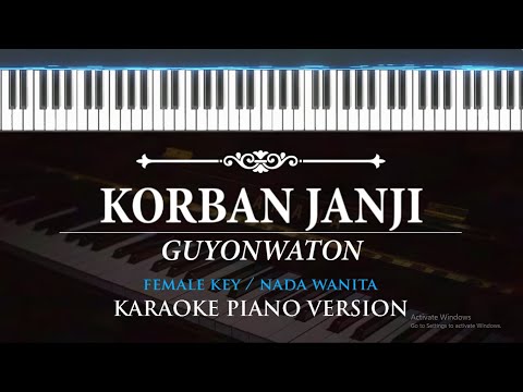 KORBAN JANJI - Guyon Waton Versi Dangdut Koplo KARAOKE rasa ORKES Yamaha PSR S970