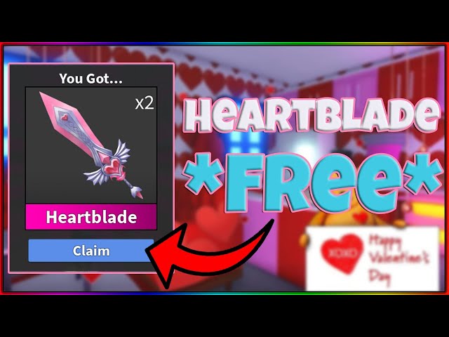 Roblox Murder Mystery 2 MM2 Heartblade Godly Knife and Guns