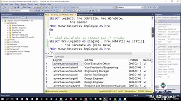 کوئری زدن در SQL Server جلسه سوم