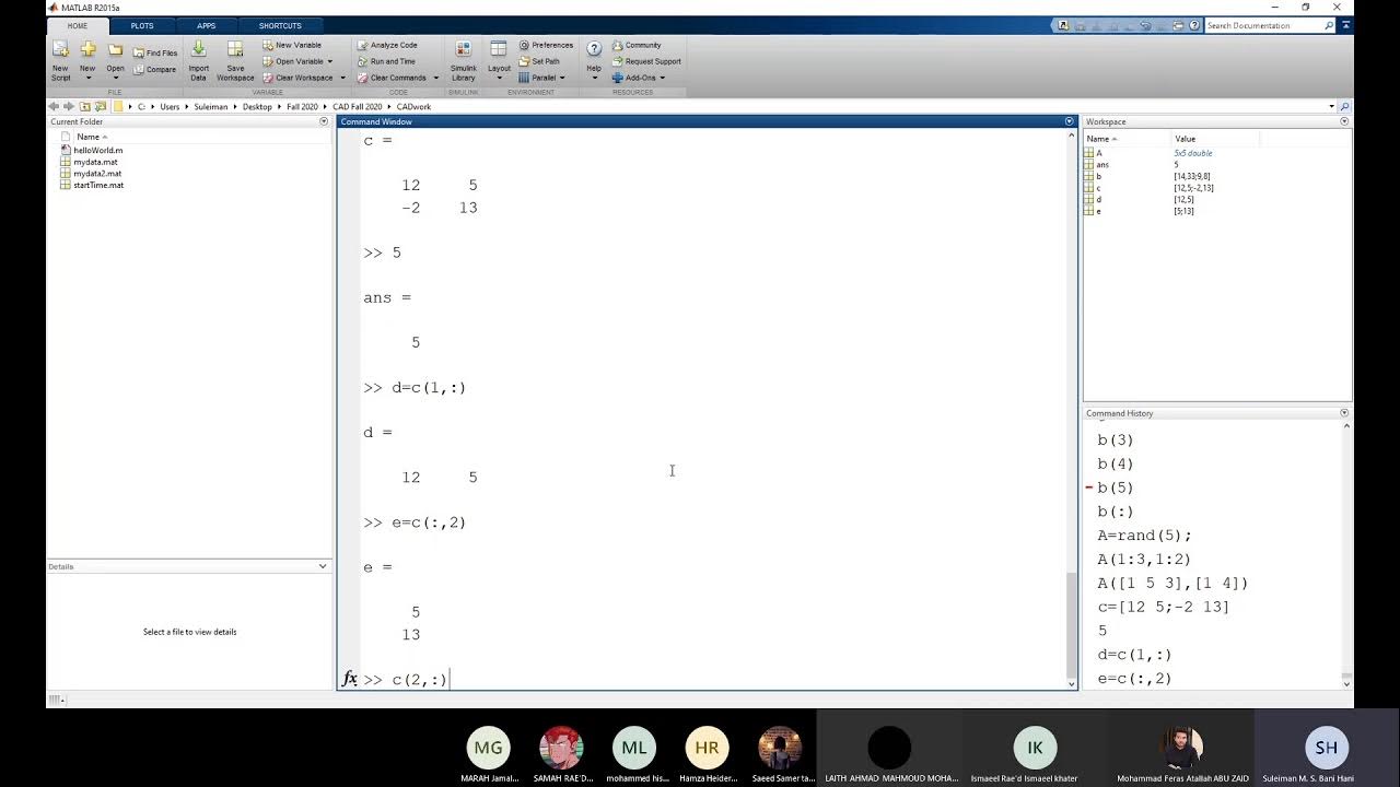 Introduction to Matlab Class Lec 6 - YouTube