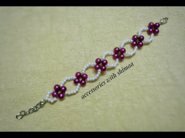 اسورة بالخرز بطريقه سهله جدا لبداية مشروع صغير(اساور خرز)beads bracelets -  YouTube