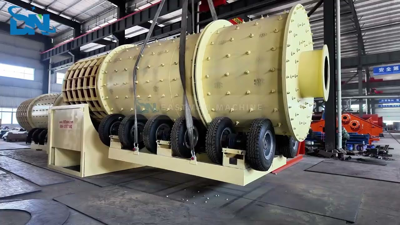 JXSC 2.2×4.5m Trommel Scrubber Being Shipped