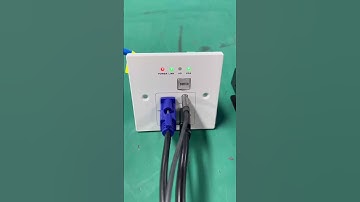 HDMI + VGA wallplate