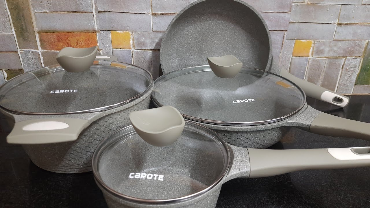 Best Granite Pots Set, Carote White Granite Pots & Pans Review