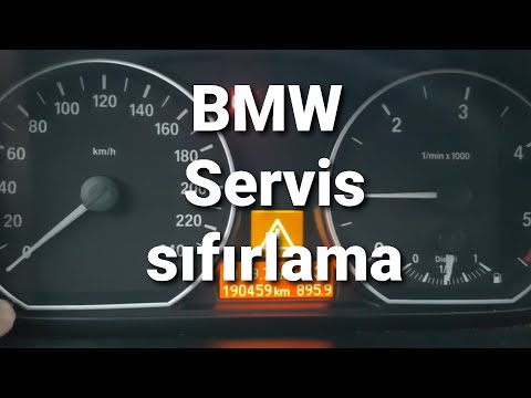 Bmw servis sıfırlama / bmw servis ısıgı söndürme / bmw 1 serisi / 1 er bmw service zurückstellen