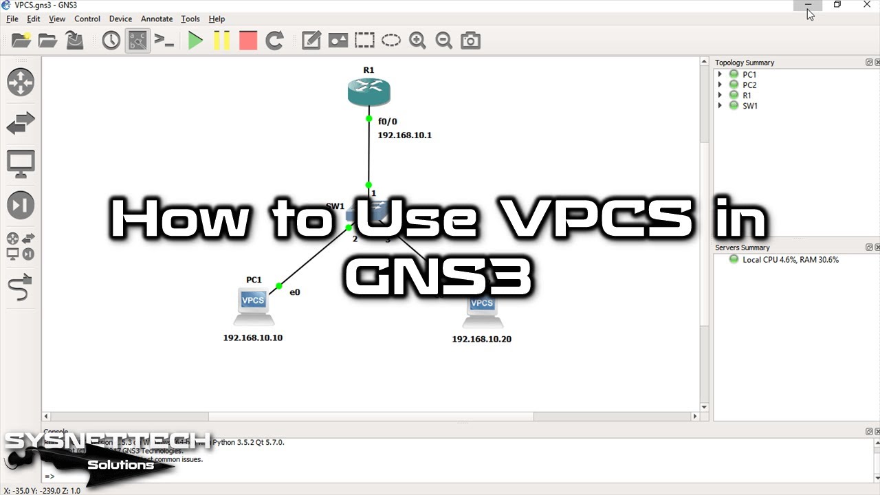 how to use telnet vpcs on gns3 how to use telnet vpcs on gns3