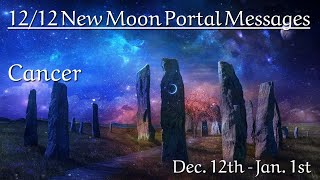 ♋️Cancer ~ You Are Connected To The Moon! | 12/12 New Moon