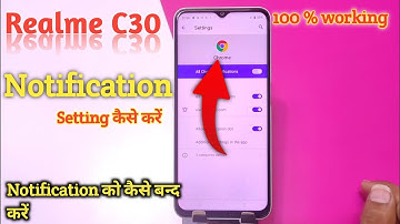 Realme c30 Notification Setting Setup/realme c30 notification settings