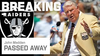 NFL Legend John Madden Dies at Age 85