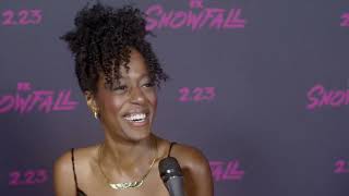 Devyn Tyler Franklin's Girlfriend Interview Snowfall Season 5 Premiere