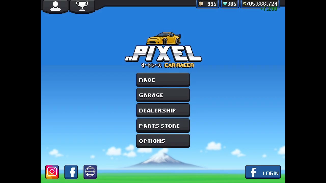 sultan plays pixel car racer hacked version
