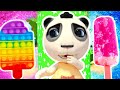 Ice Cream Challenge | Hot vs Cold &amp; Pop It | Dolly and Friends 3D | Animation for Children