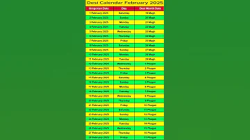 Desi Month Date Today 2025 Desi Month Calendar February 2025 Desimonthdatetoday Desicalendar 