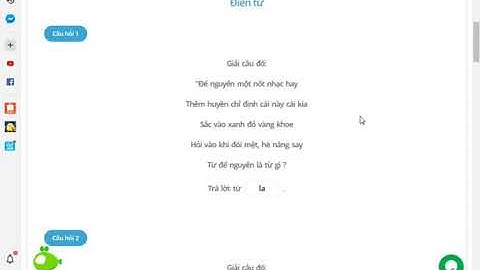 Ôn Trạng Nguyên Tiếng Việt lớp 5 vòng 18 Cấp tỉnh.