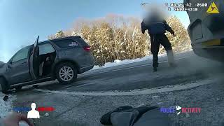 Trafik Kazasında Eyalet Polislerinin Yaşadığı Ölümcül Kaza!