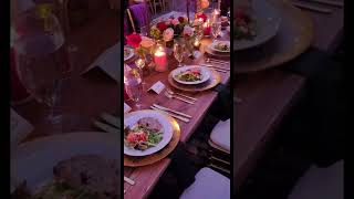 Candlelit Wedding Reception - Puff ‘n Stuff Catering