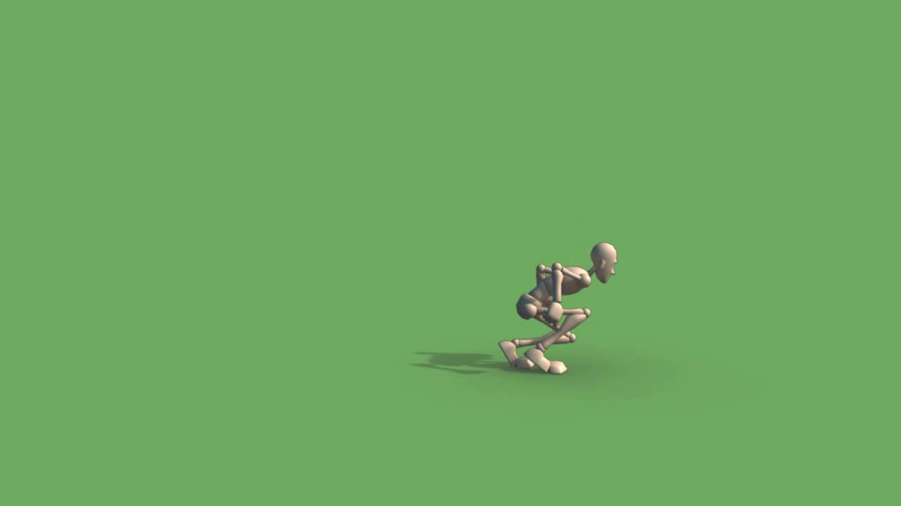Run and Jump Side View - YouTube
