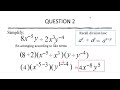 SOLUTIONS TO QUESTIONS ON INDICES|math solutions|mathantics