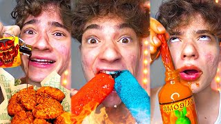 Extreme Spicy Food Tiktok Compilation 1 | @MoreSpizee